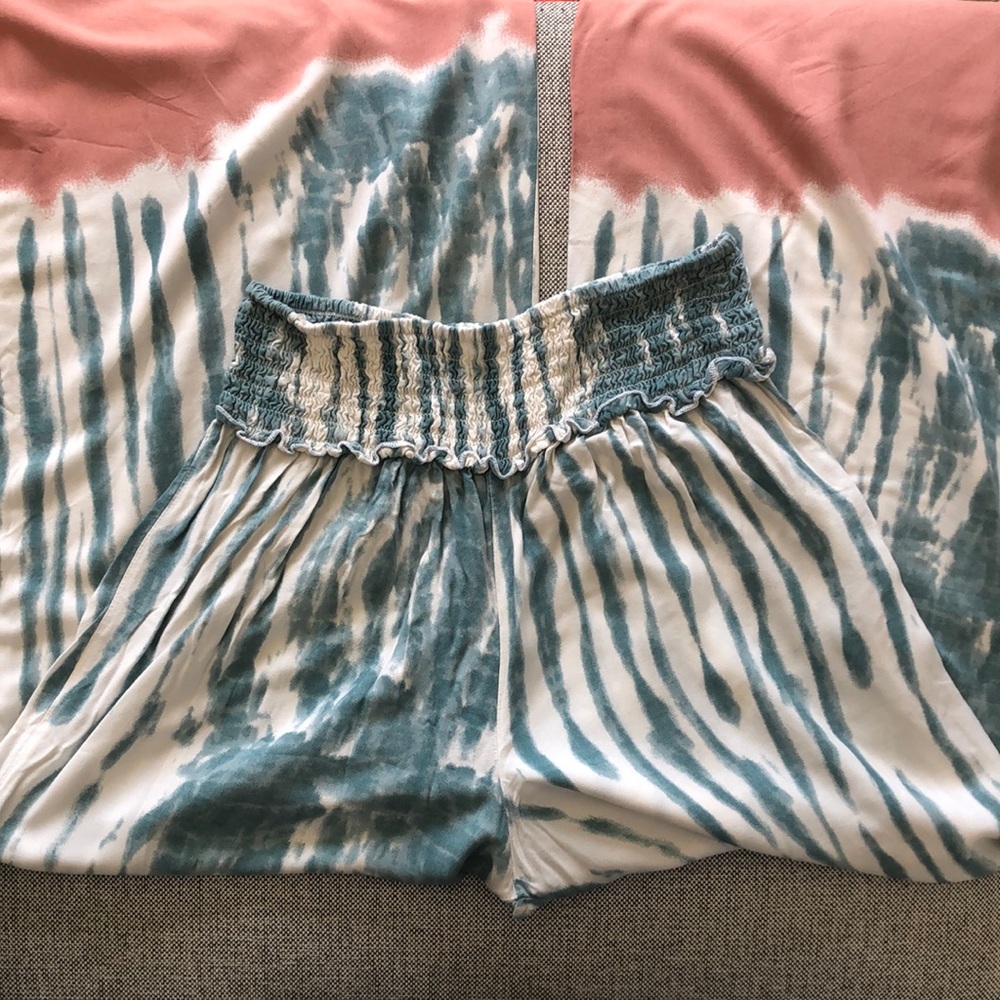 Boho, wide leg, tie dye, festival pants